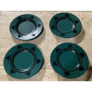 Set of 4 Pfaltzgraff Midnight Sun 6" Saucers or Appetizer/Bread Plates